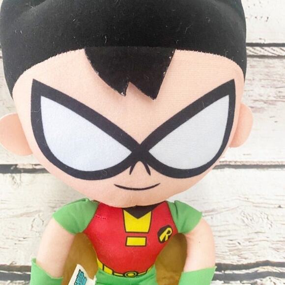 TEEN TITANS GO Robin Plush 16" - Picture 3 of 4